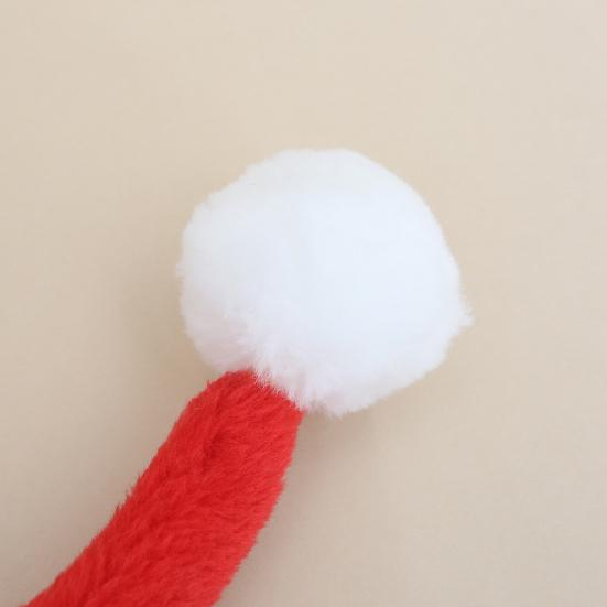 Long Christmas Santa Hat for Adults Plush Xmas Claus Hats with