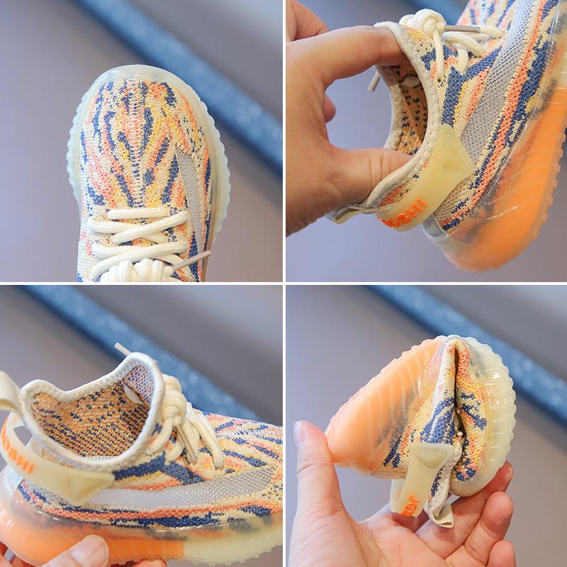 Babu Dou children's shoes, new spring model, children's coconut shoes, girls' sports shoes, mesh breathable spring and autumn shoes