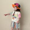 Quick-dry Sunscreen Hat Summer Fisherman Caps New Children Bucket Cap  3-7 Years