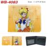Sailor Moon Coin Purse Full Color Print Short Card Holder Anime Wallet for Men Women 1pcs