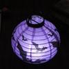 Versatile Led Paper Pumpkin Lantern Featuring Spider And Bat For Festive Halloween Atmosphere