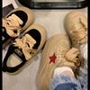Platform-soled Retro Shoes Women's New Spring and Autumn Casual Bread Shoes Versatile High Street Moral Training Shoes Board Shoes