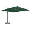 VidaXL Cantilever Garden Parasol with Aluminum Pole, Patio Sunshade, Sun Shelter, Terrace Parasol 44635