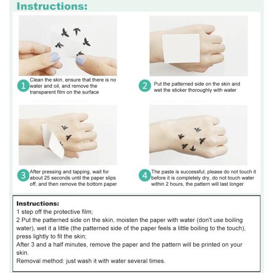 Водонепроницаемая наклейка-татуировка с 3D-эффектом, ультратонкая, модная, временная, паучья, наклейка для боди-арта унисекс