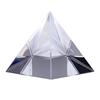 Optical Crystal Pyramid Prism 2.4 Inch Multi Color Toy and Desktop Decor Used for Physics Science Photography