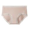 Cotton Women's Underwear Antibacterial Lace Underwear Medium Waist Women's Shorts High Elastic Triangle Pants