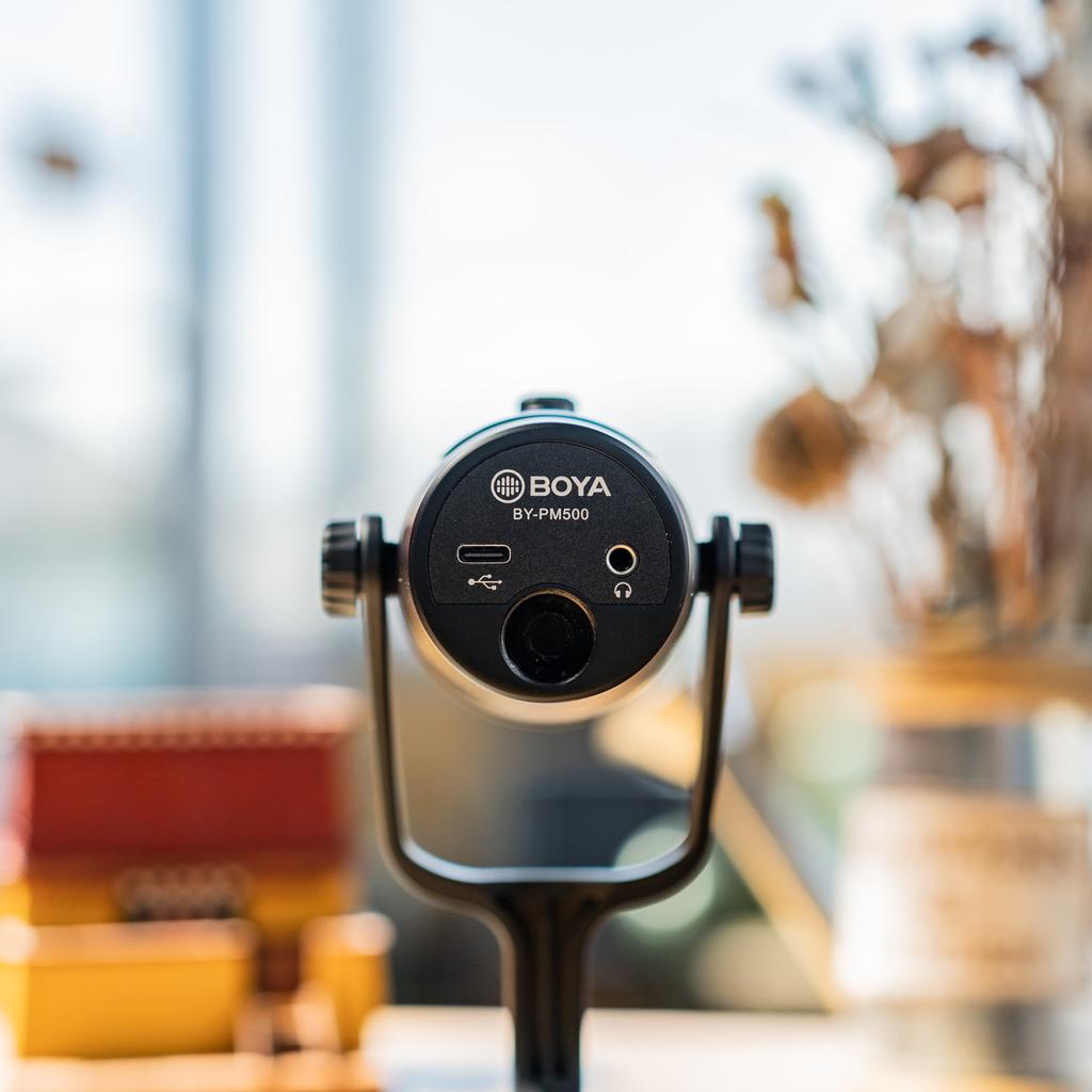BOYA BY-PM500 Gaming Condenser USB Microphone for PC Mobile Phone Android Windows Mac Youtube Recording Streaming Blogger Vlog