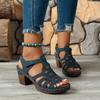 Женские сандалии 2024 года, летняя новая модная женская обувь с открытым носком, толстые гладиаторские повседневные сандалии, удобные легкие сандалии