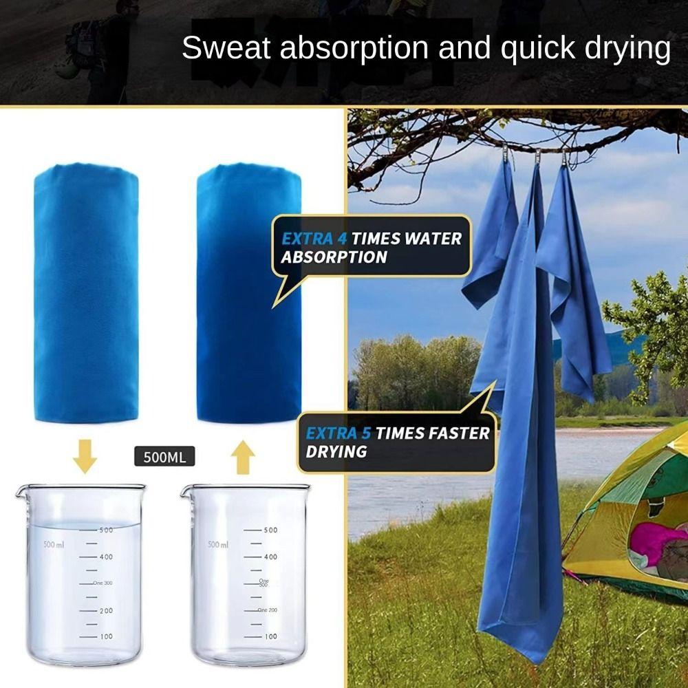 Microfiber Quick Drying Towel Double-sided Velvet Yoga Fitness Towel   Fitness