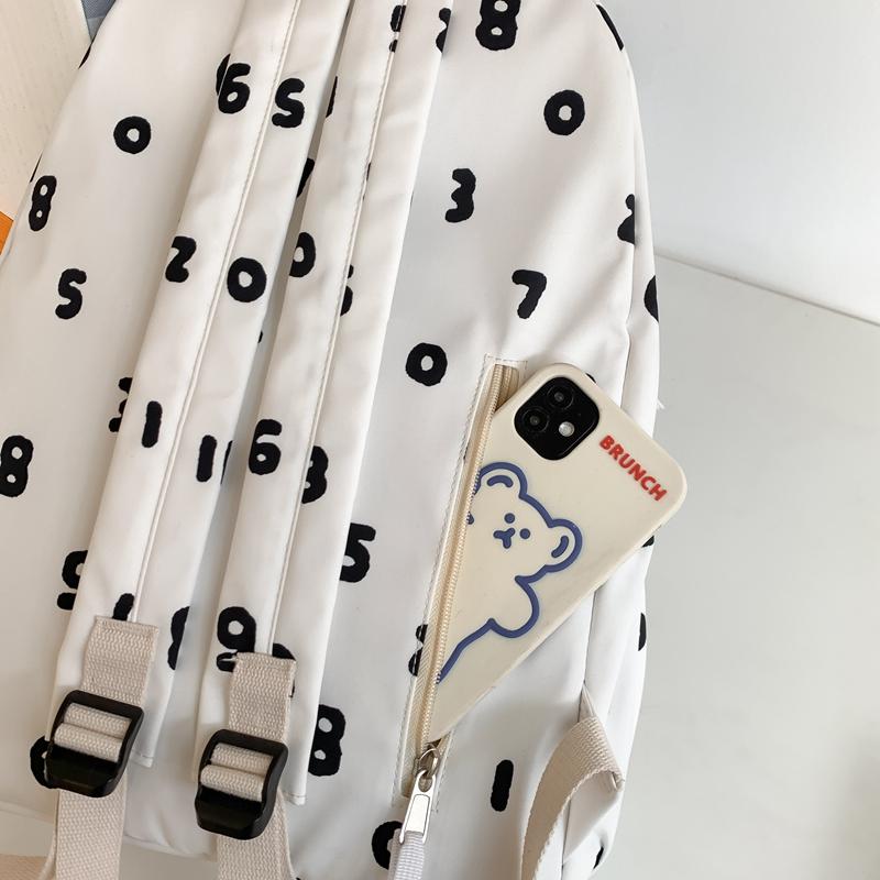 Женский модный номер с новым принтом, женская нейлоновая сумка для ноутбука, сумка для книг, женский рюкзак для отдыха, студенческий рюкзак для девочек, милые дорожные школьные сумки, модные