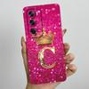 Чехол для OPPO Reno 12 Pro 5G С буквенным принтом Корона Жидкий силикон Чехол для телефона Для OPPO Reno12 Reno 12 12Pro Coque CPH2625 CPH2629 Funda