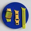 Silicone Watch Strap for Apple Watch Ultra/Ultra2 - Soft Breathable Sport Band Diagonal Insert Pin Buckle on iWatch 11/10/9/8/7/6/5/4/3/2/1/SE/Ultra
