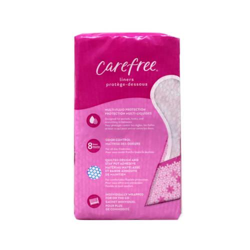 Carefree Body Shape Thin Unscented, 60 Count (Pack of 2) by Carefree