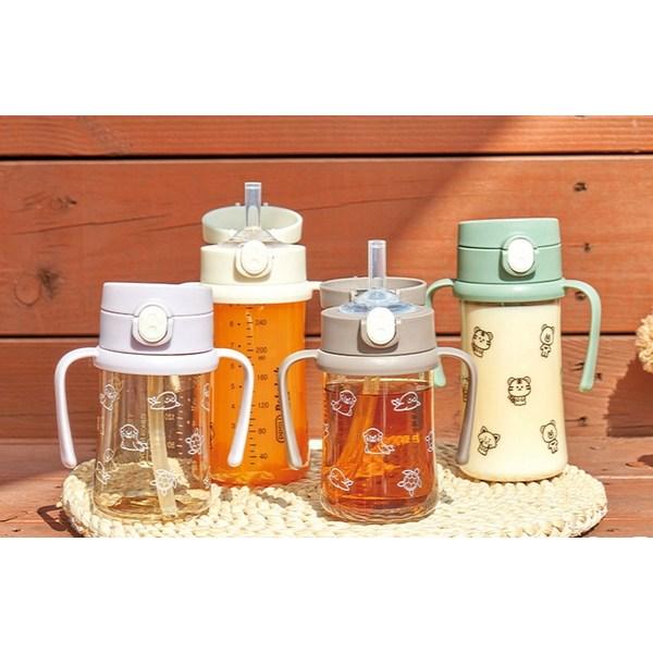 Beberac Aiwa PPSU One-touch Straw Cup 270ml, 1 Piece, Chocolate