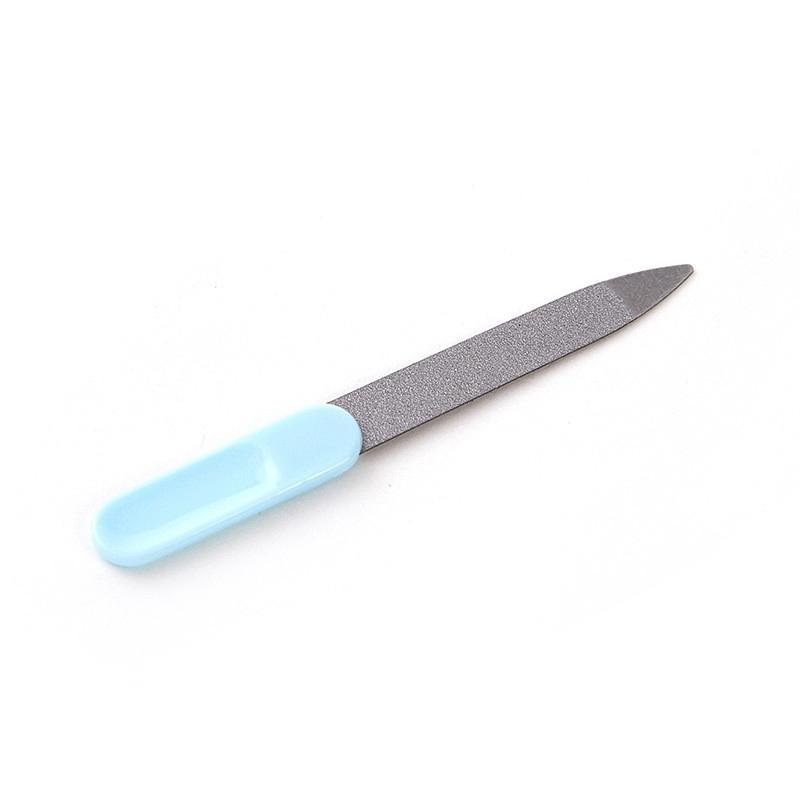 Manicure Pedicure Stainless Steel Double Sided Strong Edge Nail Files Rotary Dressers