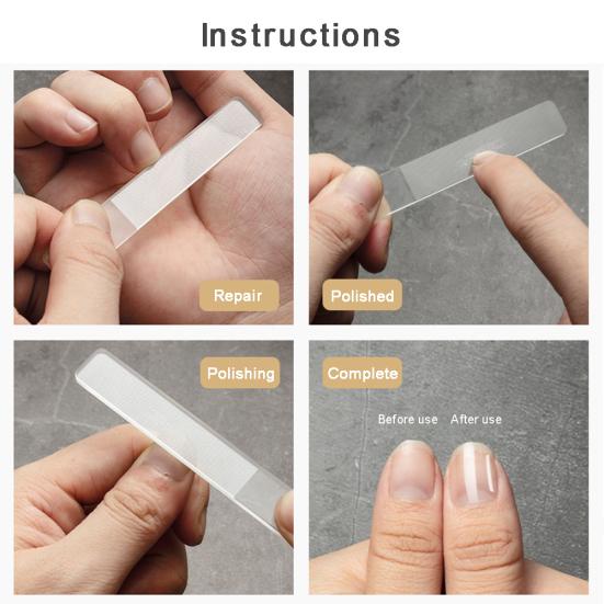 Пилочка для ногтей, кутикула, чистка, полировка, глазурь, буферные полоски для маникюра