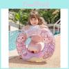 Милый Сяолу Детский плавательный круг Толстый надувной бассейн Поплавок для начинающих Мультяшная сцена Фиолетовый робот-девочка