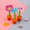 School Season 5pcs Ballpoint Pen Creative Cute Realistic Cartoon Plant Sun Flower Pot Plant Ballpoint Pen