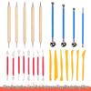 8-Piece Handcrafted Clay Pottery Sculpting and Modeling Tool Set