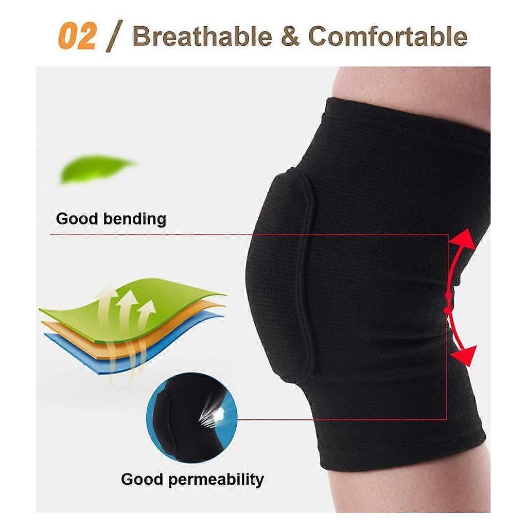 Dance, Wrestling, Basketball, Volleyball Knee Pads for Women, Knee Protector Soft Knee Pad