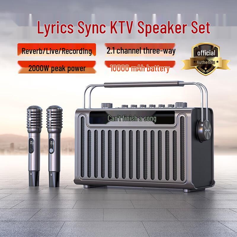 Sansui E96 Portable Karaoke Bluetooth Speaker CN plug (adapter included)