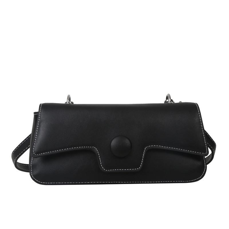 Chic Solid Color Street Fashion Small Box Bag For Daily Commute