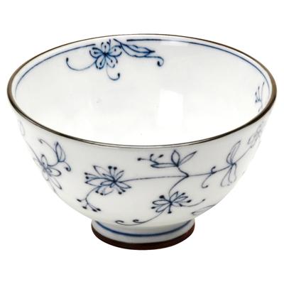 Набор из 10 легких мисок для риса Mino Ware, арабески, 150600(10)