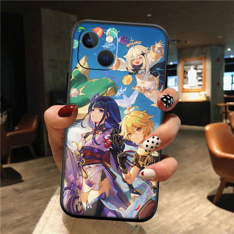Genshin Impact Shell Phone Case for Samsung Galaxy S20 S21 S22 Ultra FE Plus A21S A22 A24 A25 A26 A30 A30S A31