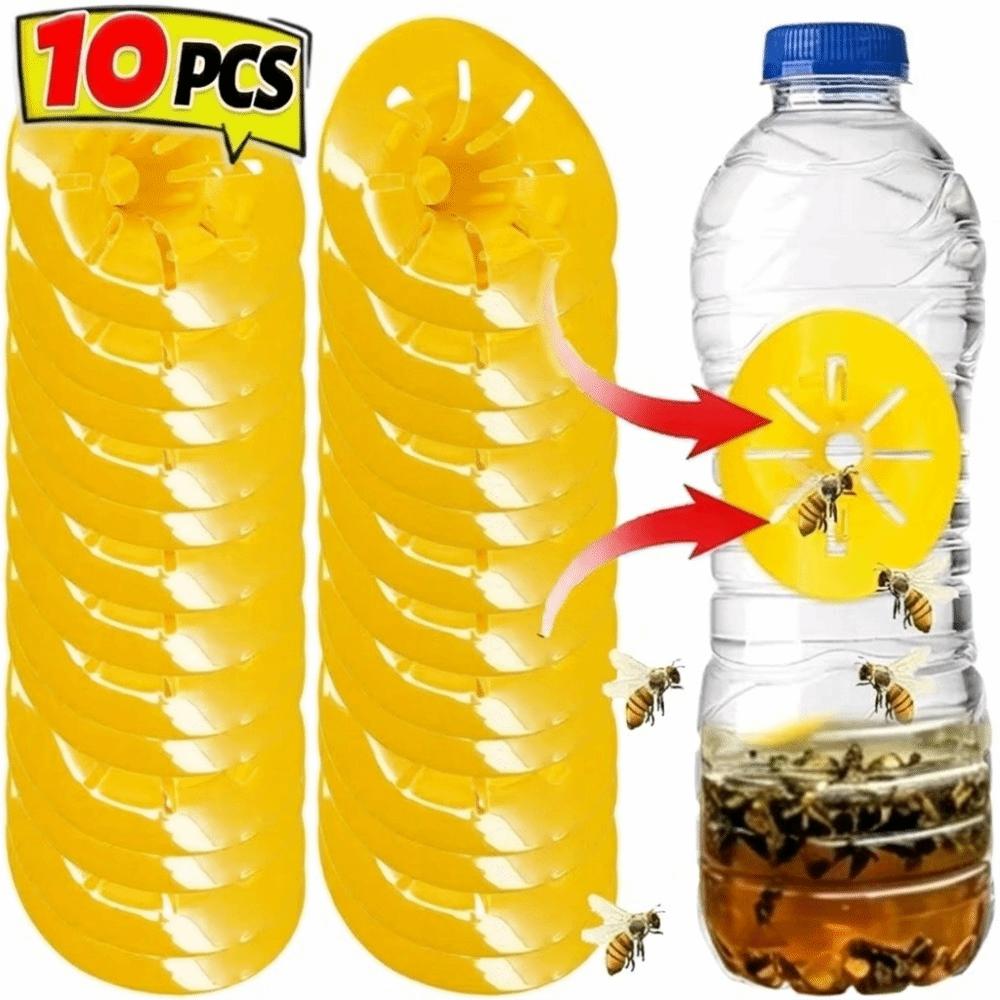 Garden Pest Control Tool Reusable Wasp Trap Plastic Cone Shape Hornet Bee Catcher Insert Fruit Fly Trap Garden