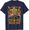 250 Years Big Boy 4014 Train US Flag Vintage Apparel T-Shirt T-Shirt