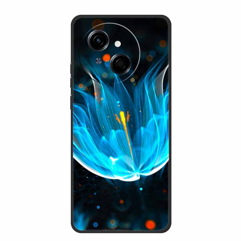 Phone Case For Tecno Spark Go 1 S Back Cover Case 6.67" Black Silicone Soft TPU Coque For Tecno Spark Go 1S Case Go1S Funda Para