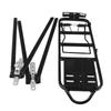 Rear Bike Rack Cargo Rack 154lb Load Aluminium Alloy Touring Carrier for V Brake Disc Brake MTB