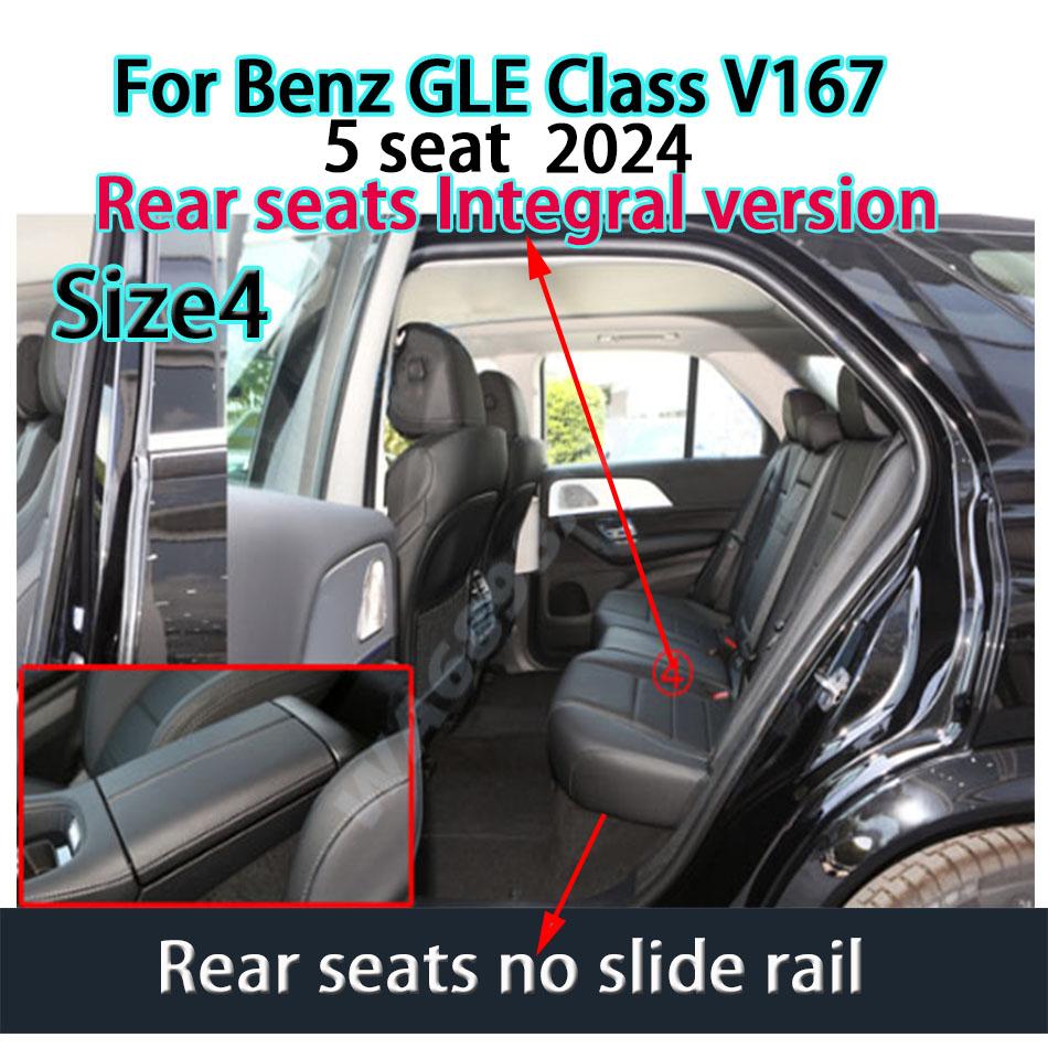 Custom Car Floor Mat for Mercedes Benz GLE SUV 5 Seat 2020-2025 2015-2019 Auto Interior Anti Dirty Leather Carpet