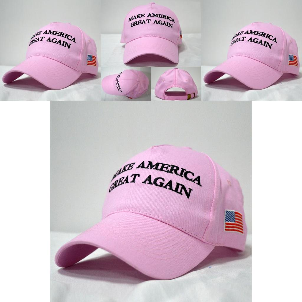America Great Make Again Hat Donald Trump Us President Republican Cap Pink 2020