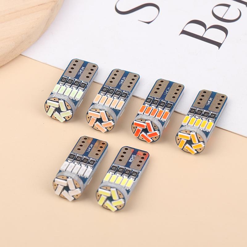 4 шт. T10 W5W Светодиодная 194 Canbus Лампа 4014/15 SMD 12V Для Салона Автомобиля Лампа Для Чтения Габаритные Огни Лампочки Номерного Знака Купольный Сигнал