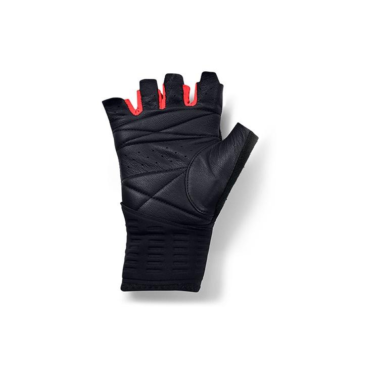 Under Armour Weightlifting Gloves 'Black Red' Men's 1356688-001