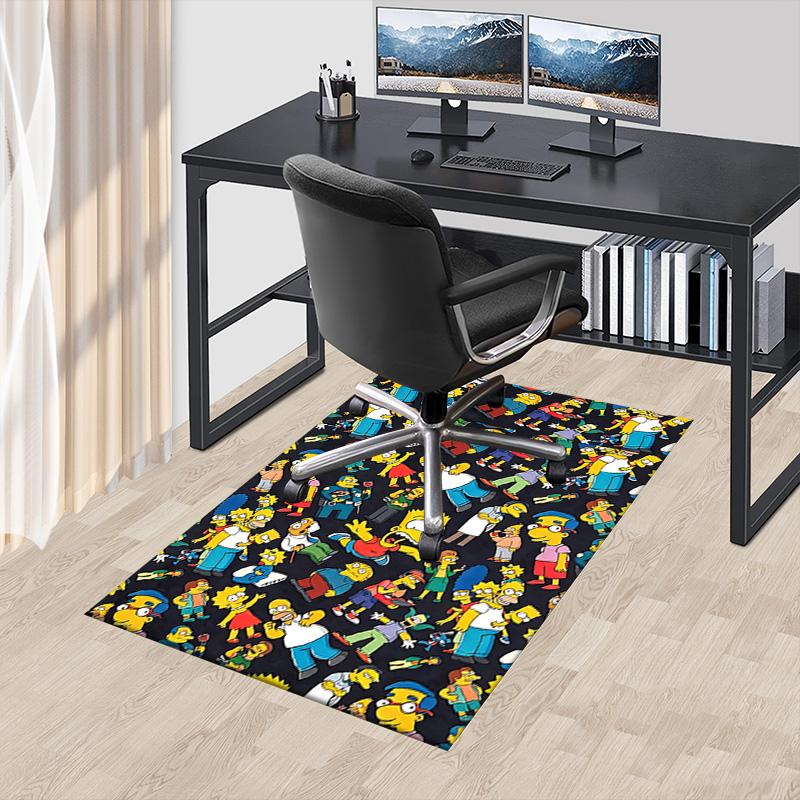 Simpsons Family Carpet For Playroom Bedroom Living Room Sofa Home Decorkids Game Area Rug Nonslip Floor Mat