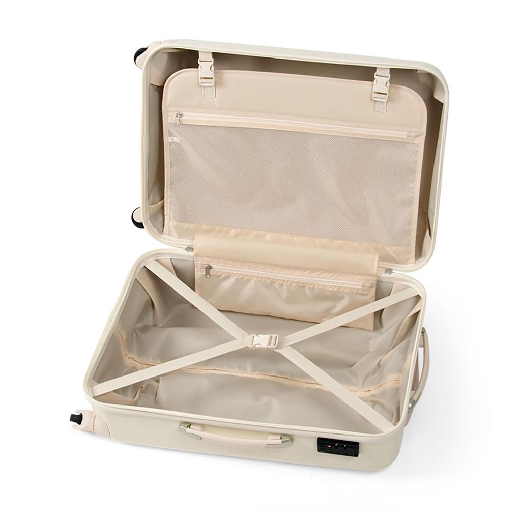 Sanrio Hello Kitty TSA Lock Compatible 4 Adjustable Carry Ages 742813 Carry-On Bag, 59L, PC/ABS Resin/Polyester Design, (Dial Lock), Casters, 3-Level