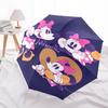 1pc Minnie Mouse,Heart Automatic Folding Umbrella: Compact 8 Bone Design Cartoon Outdoor Travel Companion, Business Umbrella, Christmas Vale