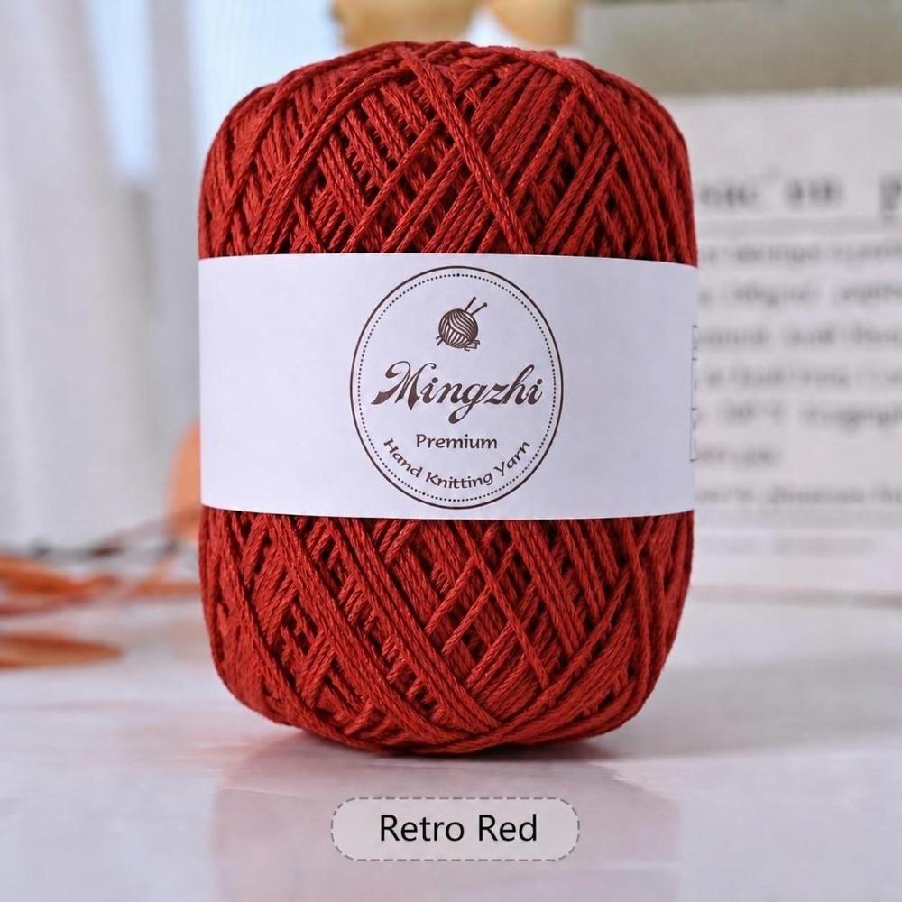 Blended Fiber Organza Yarn 1.2mm DIY Craft Yarn Durable Hand Knitting Yarn Bags Hats Baskets