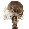 Bud Flower Hair Graduation Dried Gold Ornament, Coming-of-Age Ceremony, Ceremony, Flowers, Mizuhiki, Leaf, Kimono, Furisode, Hakama, Headpiece,