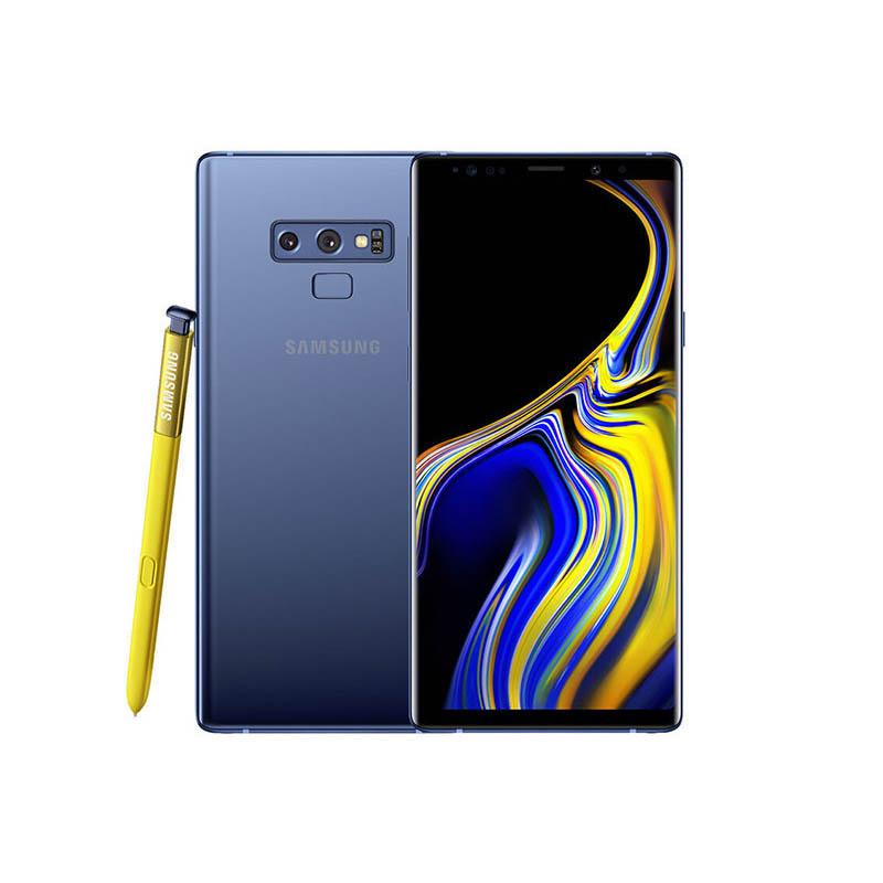 Восстановленный Samsung Galaxy Note9 N960U N960F Оригинал 6.4" 6 ГБ ОЗУ 128 ГБ ПЗУ 12 МП Мобильный телефон Сканер радужной оболочки глаза С одной SIM-картой