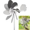 Removable Metal Wind Spinner for Yard Waterproof Rotating Garden Pinwheels Wind Sculptures Lawn