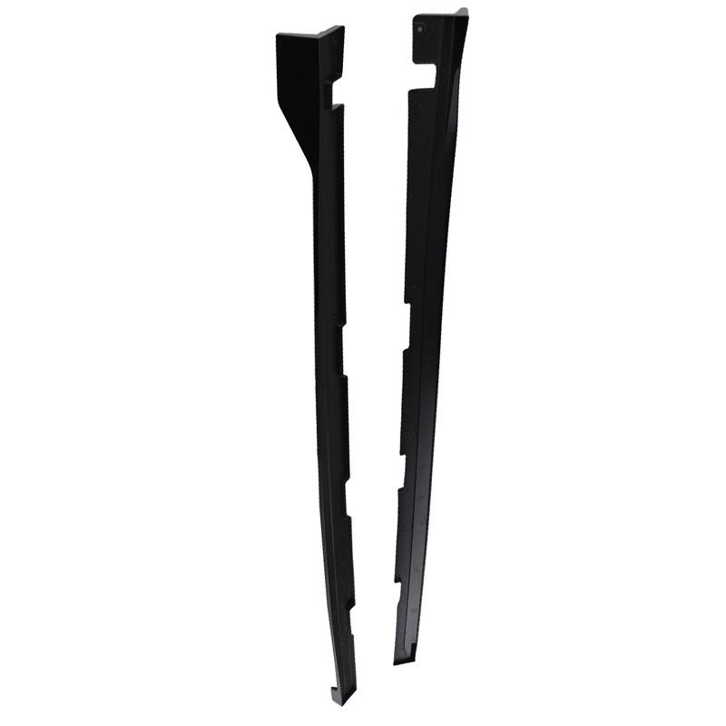 Side Skirt Extension Body Kit Panel for Honda Civic 2016-2021 10th Gen Black ABS
