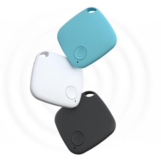 Bluetooth-совместимый трекер на батарейках Трекер багажа Работает с приложением Find My Умный искатель предметов Локатор для ключей Кошельков Чемоданов