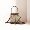 Niche design bucket bag women's 2025 new trendy high-end sense of work small bag portable messenger canvas bag
