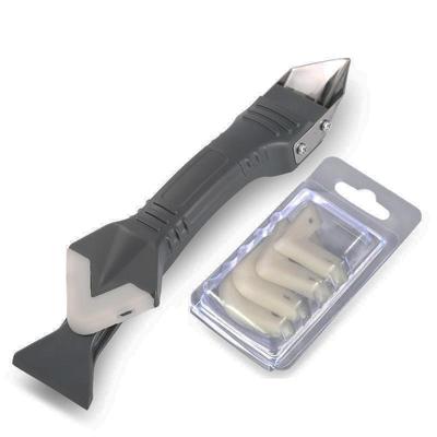 3 в 1 угловой скребок для стекла, инструмент для уплотнения, лопатка, многофункциональная резиновая лопатка, лопатка для удаления силикона, угловая лопатка для швов