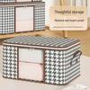 Large Foldable Dustproof Quilt & Clothes Storage Bag with Visible Design
