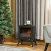 Electric Fireplace Stove, Free Standing Fireplace Heater with Realistic Flame Effect, Dual Power Settings (1800-2000W)