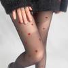 Red Heart Black Women's Pantyhose - Sexy Anti-Snag Anti-Drop Stockings for Spring and Autumn